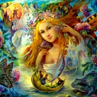 Gold Water Faery