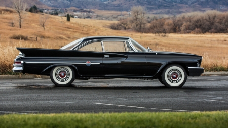 1961-Chrysler-300G - Whitewalls, Black, Mopar, Classic