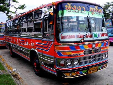 mercedes benz - bus, mercedes, benz, thailand