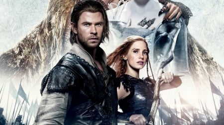 the huntsman winters war - huntsman, woman, war, man, winters