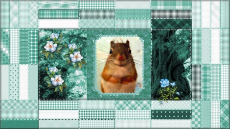 Got Nuts? - quilt, tree, squirrel, magnolias