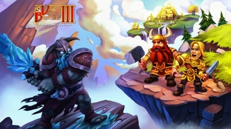 Viking Brothers 3-01 - cool, time management, video games, fun, puzzle