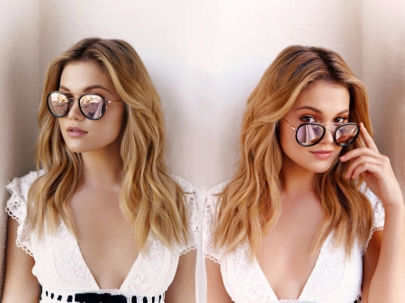 Olivia Holt - 2017, actress, sunglasses, wallpaper, singer, model, olivia holt, olivia, shades, beautiful, blend, holt