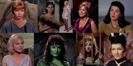 Ladies of The Original Star Trek Television Series - trek, t pau, star trek, miri, original star trek, laurel goodwin, colt, celia lovsky, vina, susan oliver, majel barrett