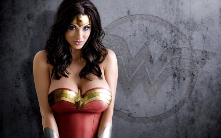 cosplay - cosplay, brunette, girl, woman, wonder