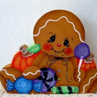 Halloween Candy Gingerbread