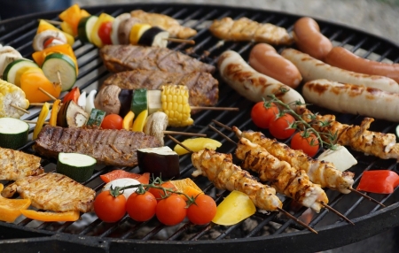 grill - meat, grillage, photography, food, cool, vegetables