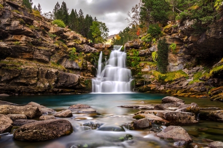 Cascading-Waterfall - Cascading, Nature, rocks, Waterfall