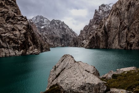 Lake - cloud, sky, lake, nature, mountain