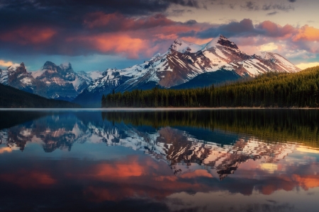 Reflection - sky, lake, nature, reflection