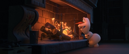 Olaf's Frozen Adventure (2017) - fire, iarna, winter, poster, movie, snowman, olafs frozen adventure, disney