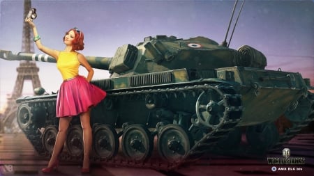 Girls in World of Tanks - Games, World, Girls, Tanks