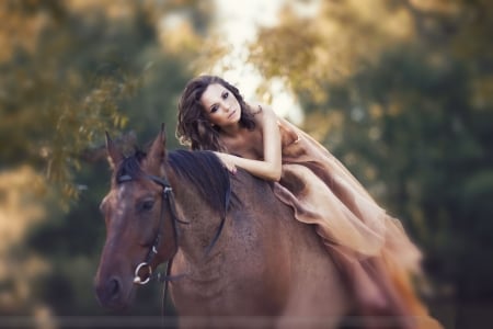 Side Saddle . . - women, fun, female, fashion, models, brunettes, western, girls, cowgirl, style, outdoors, horses, ranch