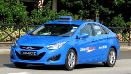 comfortdelgro taxi - taxi, hyundai, comfortdelgro, car