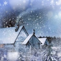 Winter Home Collage