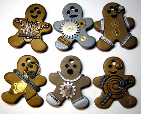 Steampunk Gingerbread - Fantasy, Steampunk, Abstrac, Cookie, Gingerbread