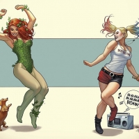 Poison Ivy & Harley Quinn