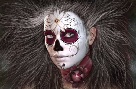 Sugar SKull - skull, art, sugar, cg, fantsy