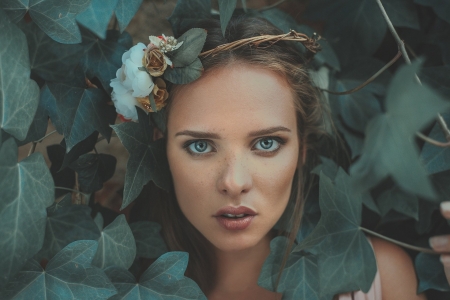 Model - girl, women, hair, Model