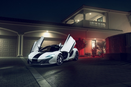 McLaren-650S - McLaren, white, car, 650S