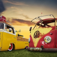 volkswagen sunset