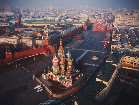 Saint Basil's Cathedral - saint basil, red square, church, russia, russian, cathedral