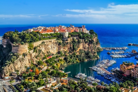 Monaco - coastline, monaco, cityscape, coast, mediterranean, luxury, modern, city, architecture, coastal, europe