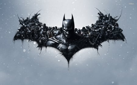 Batman - abstract, game, Batman, background, gaming, desktop, wallpaper, video game