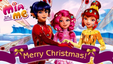 Merry Christmas Mia and Me - Fairies, Cartoon, Merry, Christmas, Mia And Me