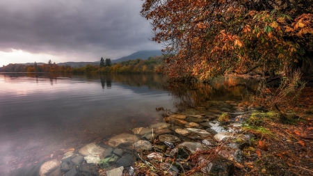 Autumn - lake, nature, beautiful, autumn