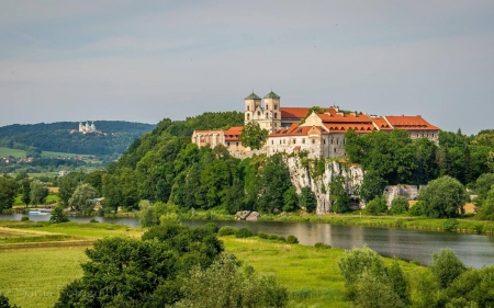 Tyniec Monastery, Krakow, Poland - river, monastery, krakow, vistula, poland