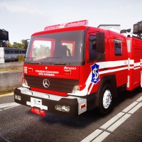 mercedes benz atego fire engine