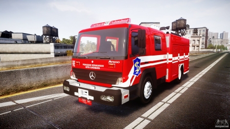 mercedes benz atego fire engine