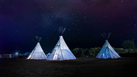 Tepee - tepee, tents, outdoors, structures