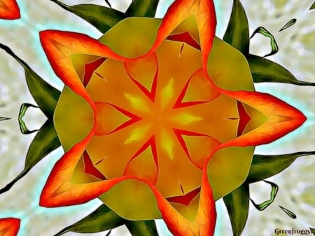 YELLOW ROSE KALEIDOSCOPE