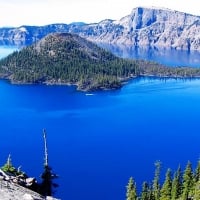 Mountain in the Center of the Lake