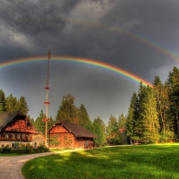 Rainbow in the Village