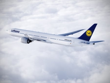 lufthansa boeing 777 - 777, lufthansa, boeing 777, boeing