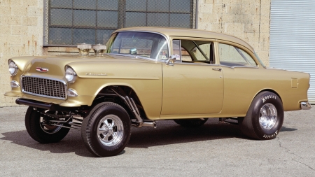 55 Chevy Gasser - 55 Chevy Gasser, desktop, windows, wallpaper