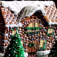 Stone Gingerbread House