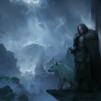 Jon Snow and Ghost