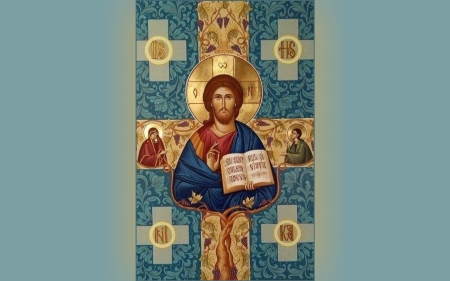 Jesus the Vine - christ, vine, jesus, god, saints, icon