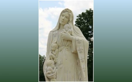 Mary - Mother of Unborn Children - Virgin, Mary, unborn, children, statue