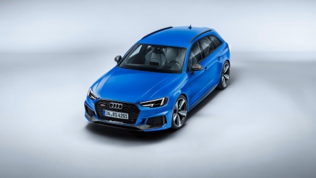 Audi RS4 - audi, car, rs4, blue