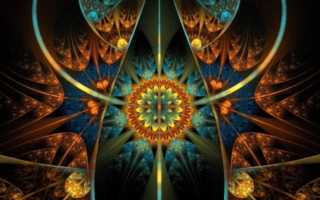 Fractal - abstract, digital art, colors, fractal