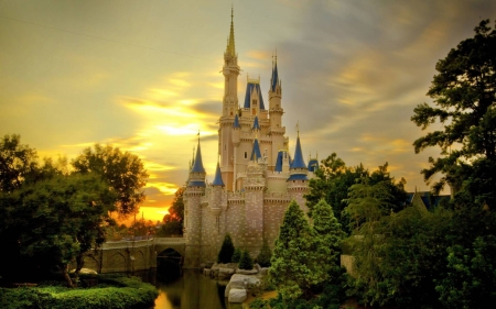 Cinderella Castle - Cinderella Castle, fun, amusement park, cool, architecture