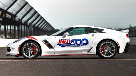 Chevrolet Corvette Grand Sport Indy 500 Pace Car - Corvette, Chevrolet, car, race