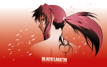 Black Lagoon: Revy 01 - anime, lagoon, tatoos, girl, tatoo, black, manga, revy, drmonkey