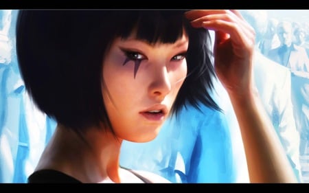 Mirrors Edge: Faith 02 - free, runner, mirrors, drmonkey, edge, faith, closeup