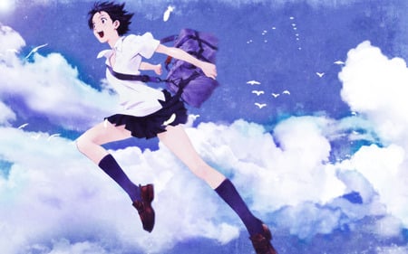 Endless Jump - lept, anime, girl, konno, who, trough, manga, time, drmonkey, the, makoto